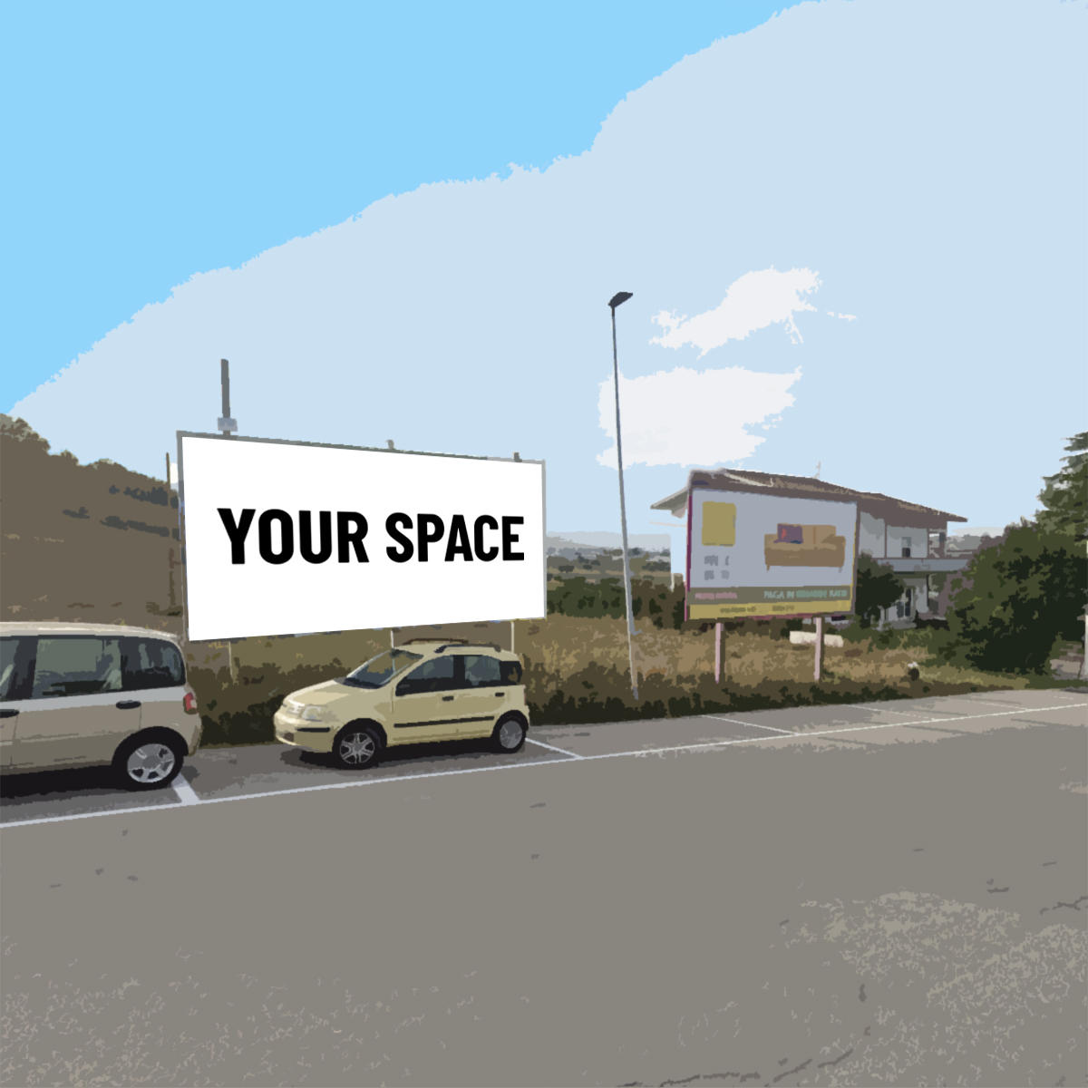 SPAZIO PUBBLICITARIO 600 x 300 (SANT'OMERO) Dal 05/10/2026 al 18/10/2026 14 giorni